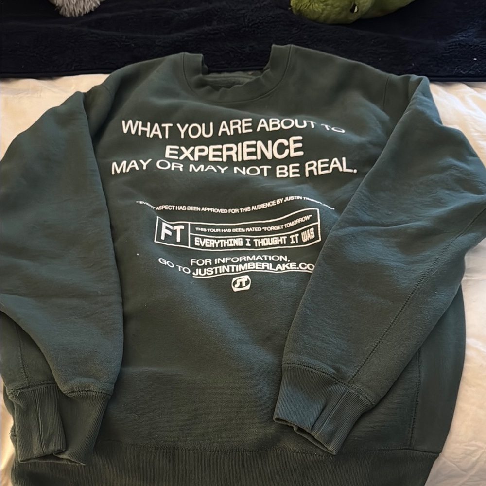 💚Justin Timberlake everything I thought it was Tour Swearshirt